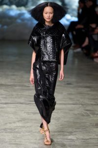 Rick Owens S'13. Snake skin top. 
